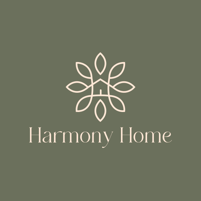 Harmony Home interior design brand identity design